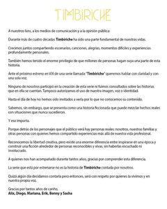Integrantes de Timbiriche se deslindan de la serie de ViX: “no es la historia de Timbiriche contada por nosotros”