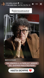 Muere Piero, el cantautor de “Mi viejo”, a los 81 años